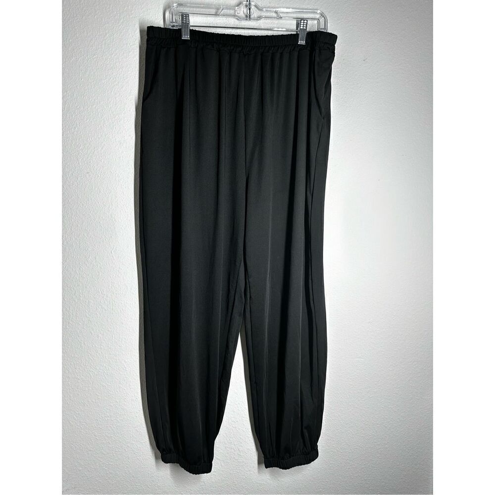 SHEIN Curve Black Women’s Joggers Pants Size 2XL Pockets